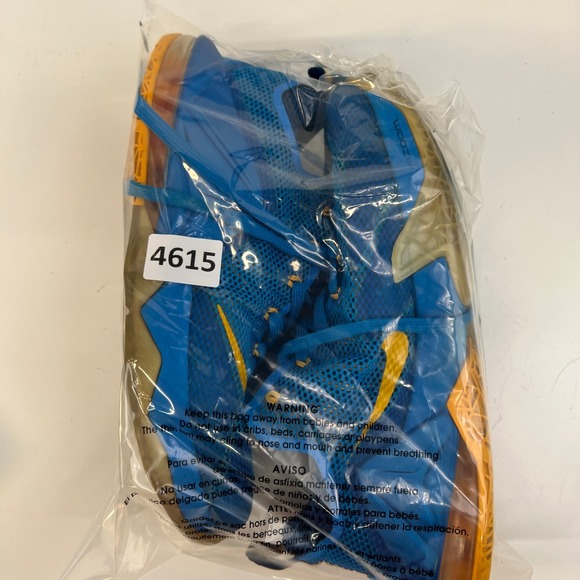 Nike Lebron XII 12 Low Entourage Men's 724557-484 Blue Gold Size 10.5 Basketball - Picture 9 of 16